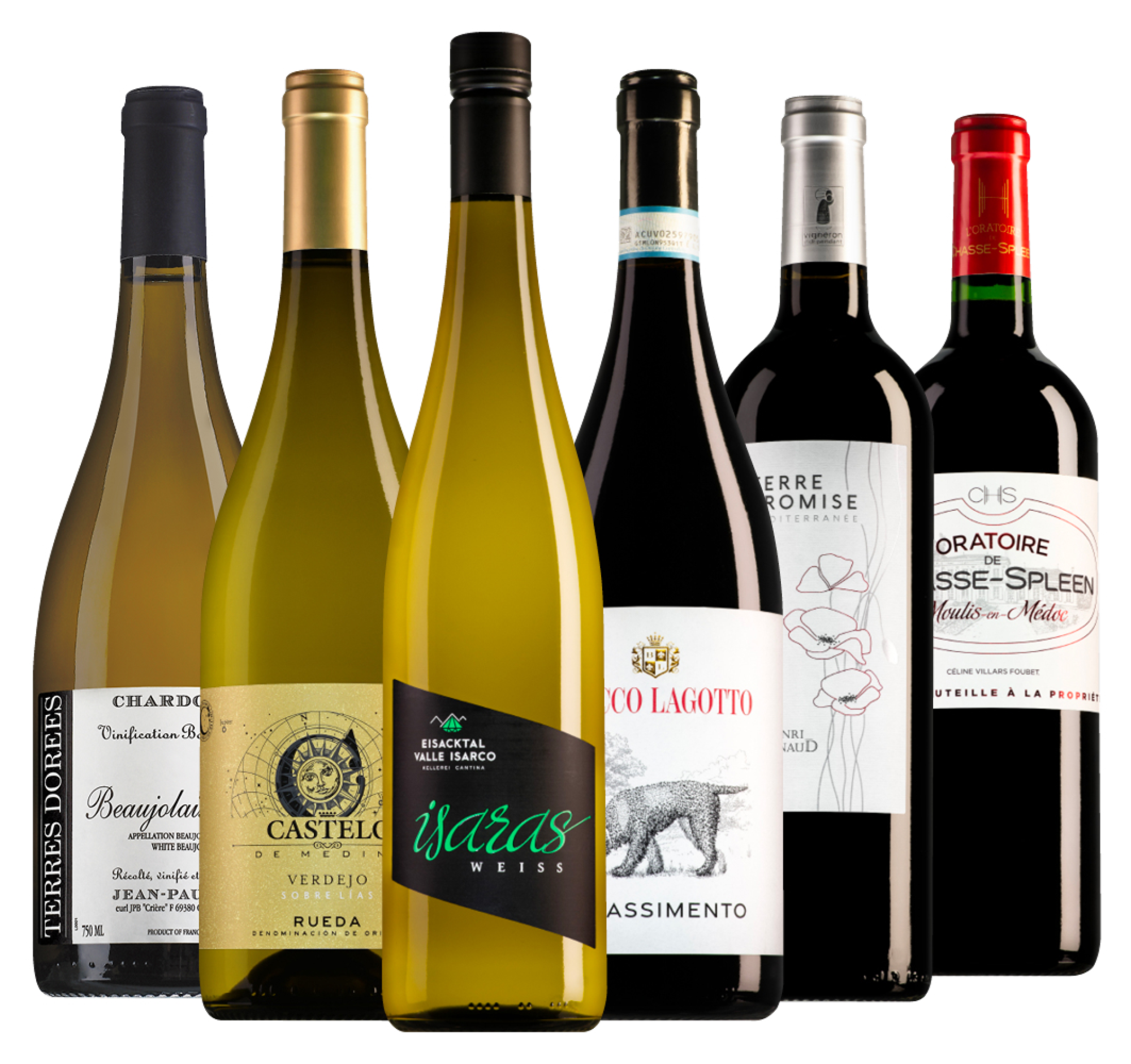 Wijnpakket exclusief november (6 flessen)