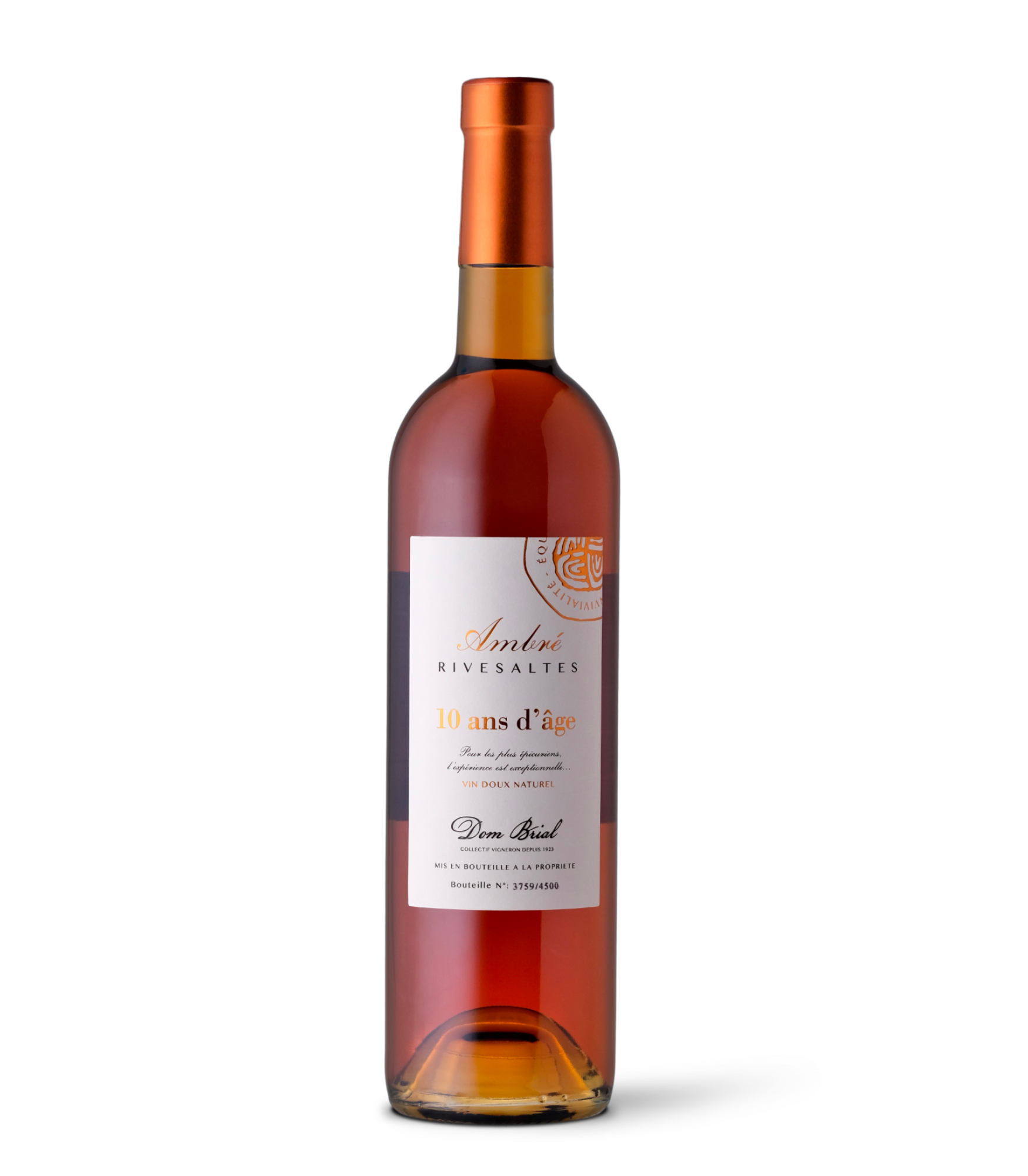 Dom Brial Rivesaltes Ambré 10 ans d'âge